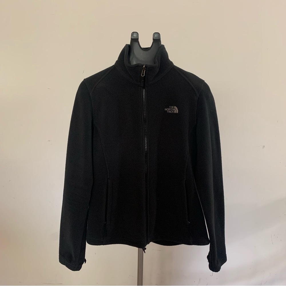 NorthFace Black Zip Up Jacket Medium